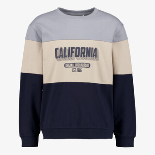Name It Reg jongens sweater blauw beige