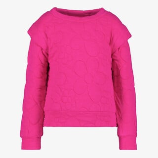 TwoDay meisjes sweater met bloemenpatroon roze