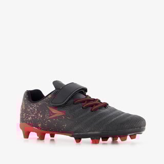 Dutchy Glide FG kinder voetbalschoenen zwart rood