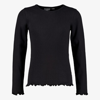TwoDay meisjes shirt met lange mouwen zwart