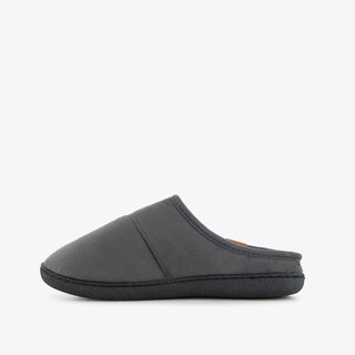 Thu!s heren instap pantoffels met teddy voering grijs
