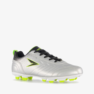 Dutchy Top-Spin kinder voetbalschoenen zilver
