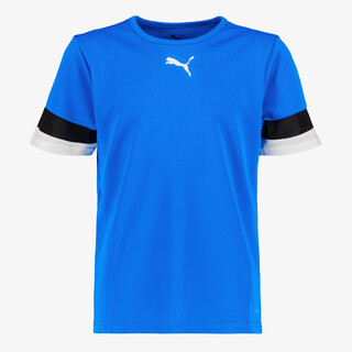 Puma teamRISE Jersey kinder voetbal T-shirt blauw