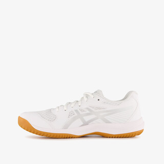 Asics Upcourt 6 dames zaalschoenen wit bruin