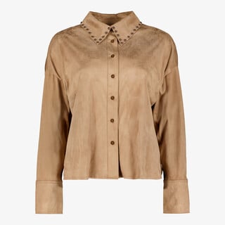 TwoDay dames blouse met studs camel