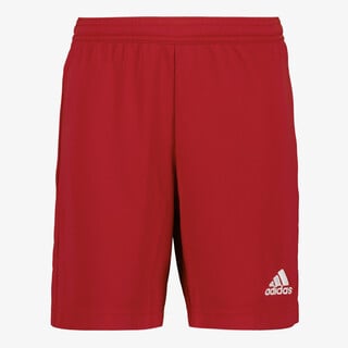 Adidas Entrada 22 kinder sportshort rood