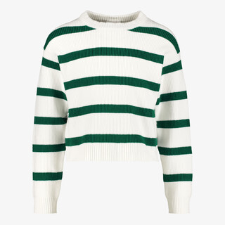 Name It Nilla meisjes trui met strepen wit groen