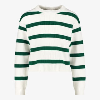 Name It Nilla meisjes trui met strepen wit groen