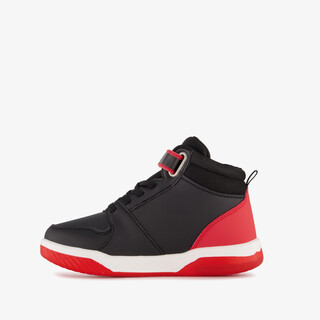Spider-Man hoge jongens sneakers met lichtjes zwart rood