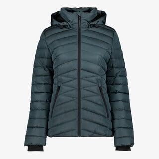 Kjelvik gewatteerde dames outdoor jas blauw
