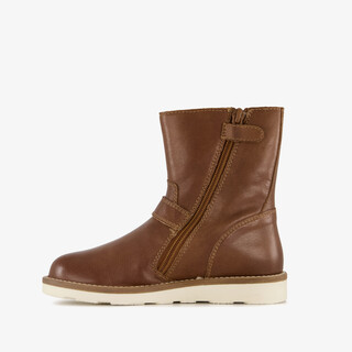 Groot leren jongens boots cognac