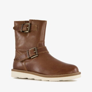 Groot leren jongens boots cognac