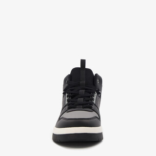 Blue Box hoge heren sneakers zwart met grijs