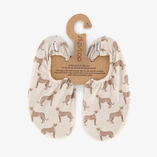 Slipstop kinder schoenen met cheeta beige