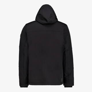 Kjelvik gewatteerde heren softshell jas zwart