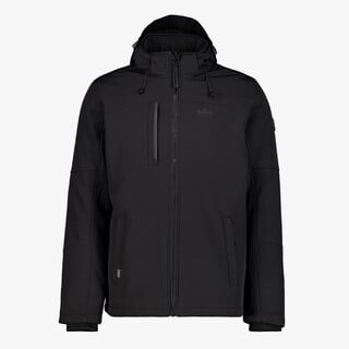 Kjelvik gewatteerde heren softshell jas zwart