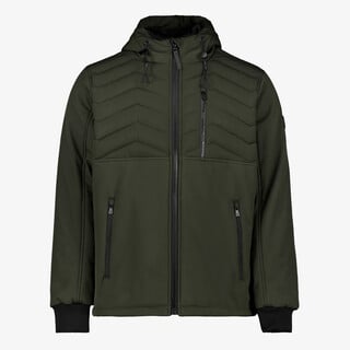 Kjelvik gewatteerde heren softshell jas groen
