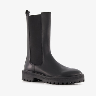Harper leren dames Chelsea boots zwart
