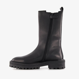 Harper leren dames Chelsea boots zwart