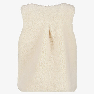 TwoDay meisjes teddy gilet beige