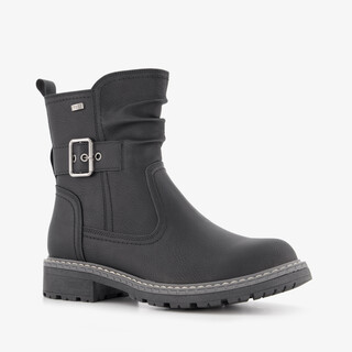 Blue Box dames enkellaarsjes met gesp zwart