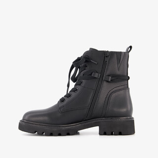 Softline dames veterboots zwart