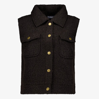 TwoDay dames teddy gilet zwart