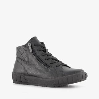 Hush Puppies hoge dames sneakers zwart