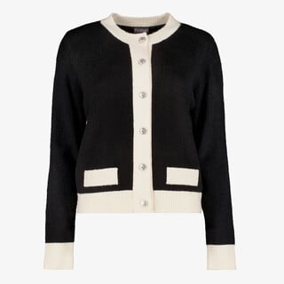 TwoDay dames vest zwart wit