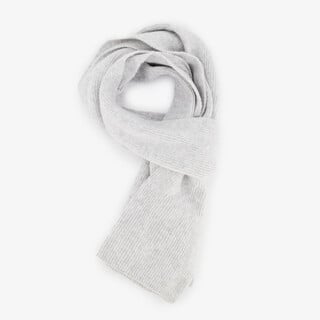 Gebreide dames sjaal grijs