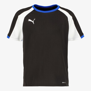 Puma IndividualLIGA Jersey kinder sport T-shirt zwart wit