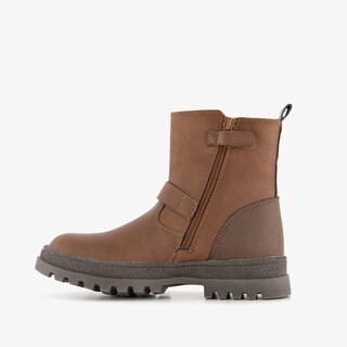 Blue Box jongens biker boots bruin