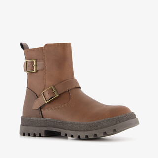 Blue Box jongens biker boots bruin