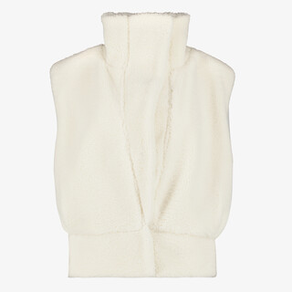 TwoDay dames teddy gilet beige