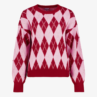 Twoday trui dames roze rood