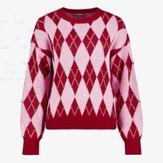 Twoday trui dames roze rood