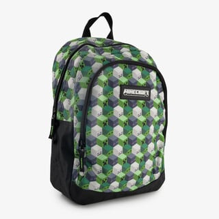 Minecraft kinder rugzak zwart groen 17 liter