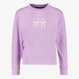 TwoDay meisjes sweater met backprint lila