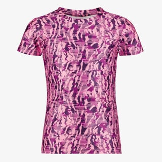 Osaga Dry meisjes sport T-shirt met print roze