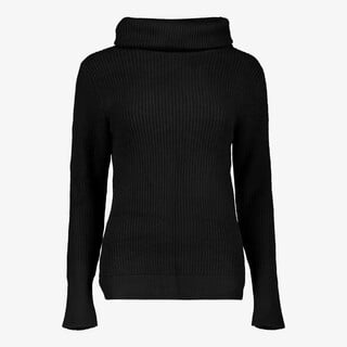 TwoDay geribde dames coltrui zwart