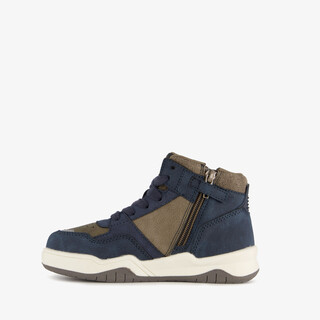 Blue Box hoge jongens sneakers blauw grijs