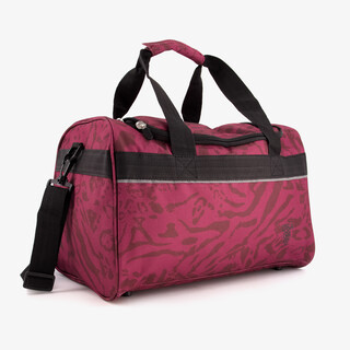 Osaga sporttas met panterprint 26 liter bordeauxrood