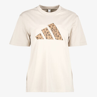 Adidas Sportswear Graphic Animal dames sport T-shirt beige