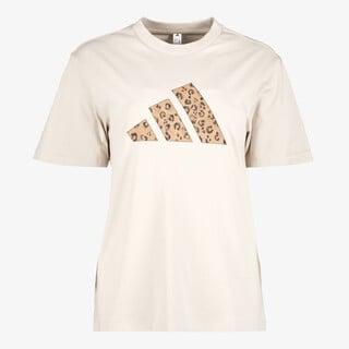 Adidas Sportswear Graphic Animal dames sport T-shirt beige