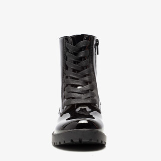 Blue Box meisjes lak veterboots zwart