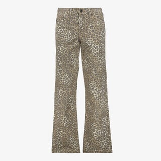 TwoDay dames wide leg jeans luipaardprint lengte 33