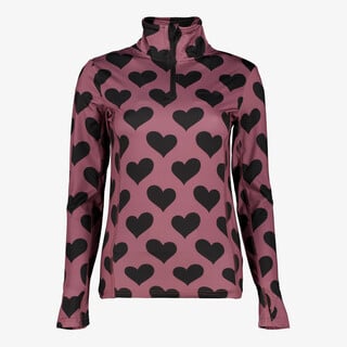 Mountain Peak dames skipully met rits hartjes