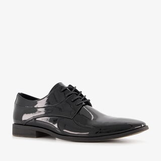 Emilio Salvatini heren lak veterschoenen zwart