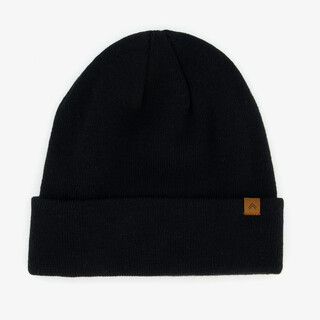 Gebreide heren muts zwart