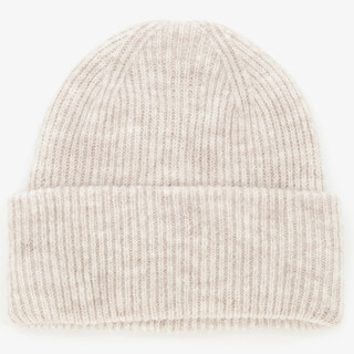 Gebreide dames muts grijs